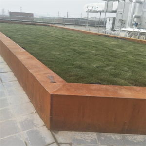 龙岗耐候钢花池围边