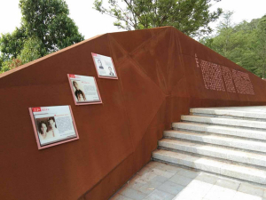 龙岗耐候钢挡土墙